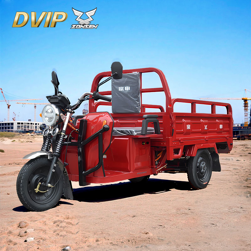 Electric Three-Wheeler For Cargo Transportation