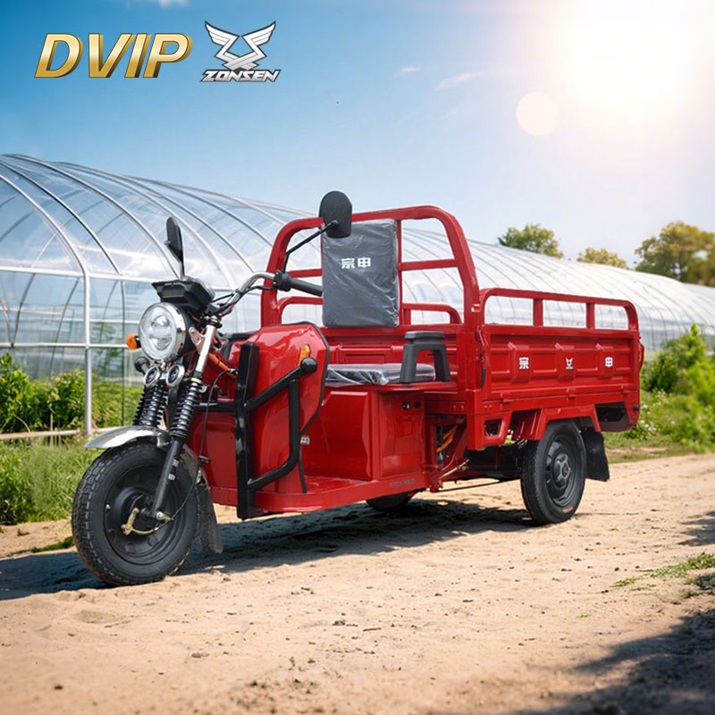 Electric Three-Wheeler For Cargo Transportation