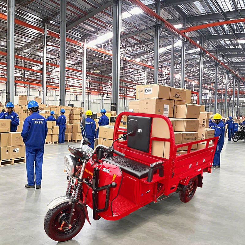 Electric Three-Wheeler For Cargo Transportation