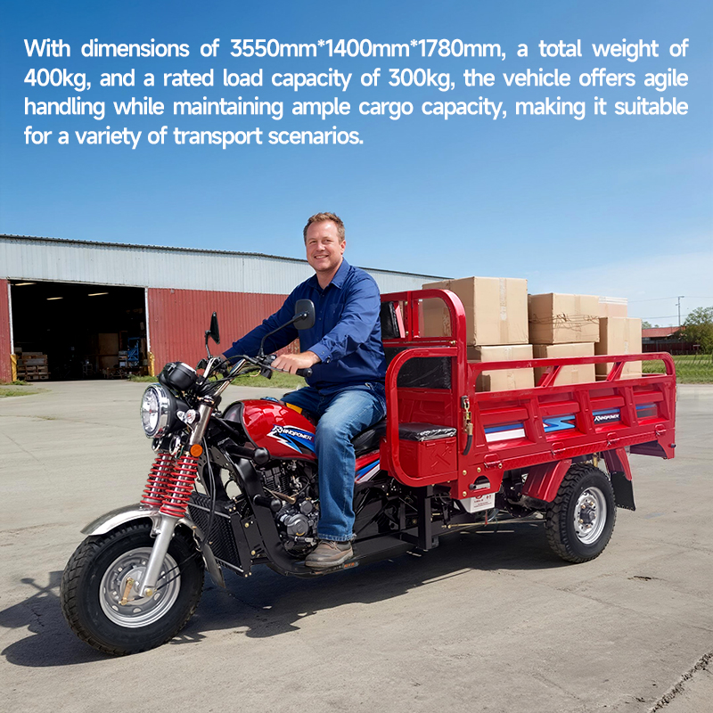 Fuel-Powered Cargo Tricycle