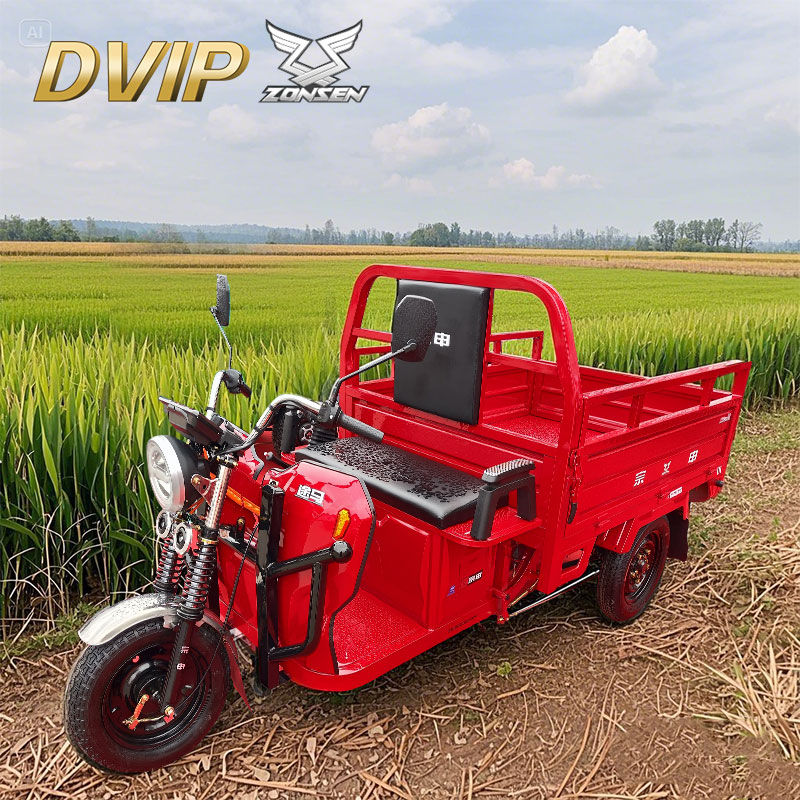 Electric Three-Wheeler For Cargo Transportation